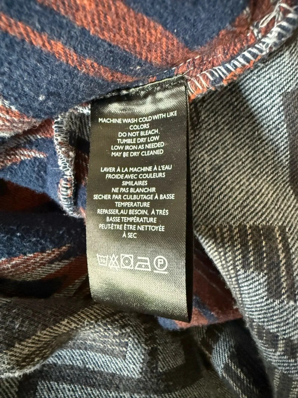 Women’s We The Free Arizona Sky 
buttoned pullover in Navy, Brown & Gray, XS - Picture 5 of 5